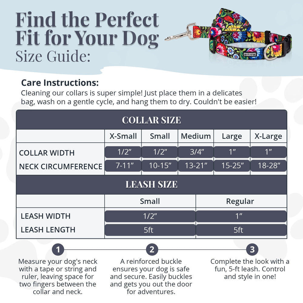 Lucky Love Dog collar ligero y resistente para uso diario.