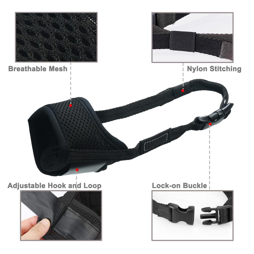 LUCKYPAW bozal con instrucciones completas para uso seguro