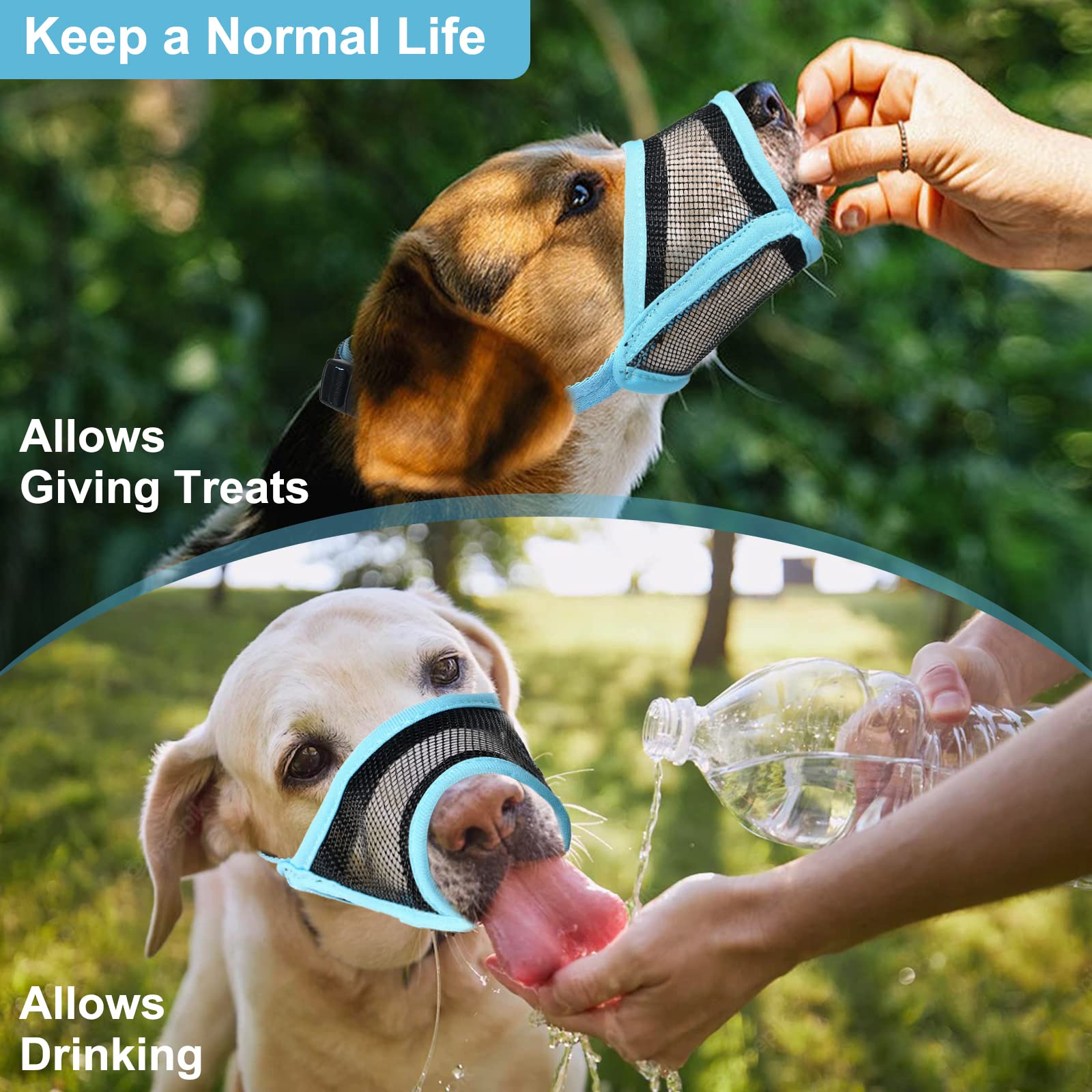 LUCKYPAW bozal suave para entrenamiento sin irritación