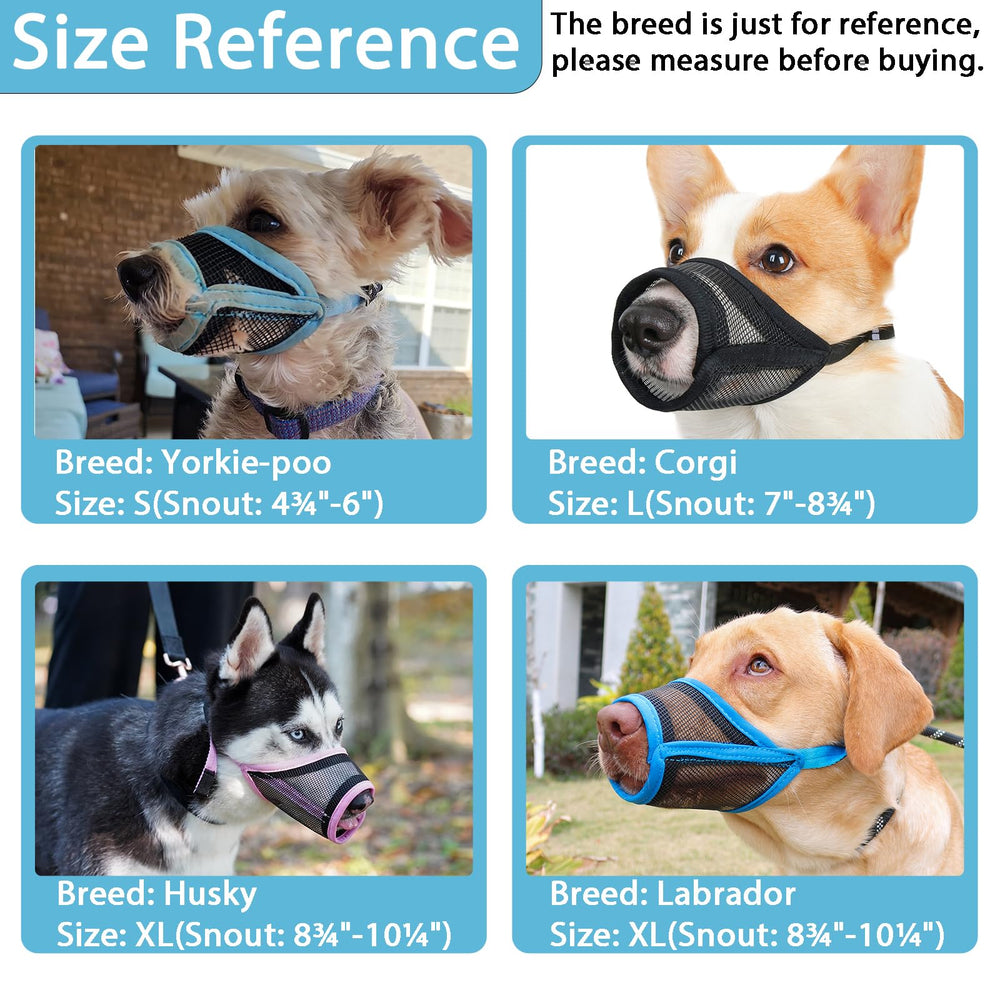 LUCKYPAW bozal de malla para paseos diarios y entrenamiento