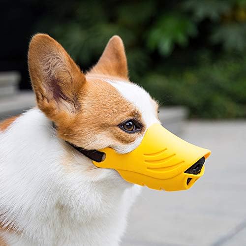 LUCKYPAW bozal de silicona suave para perros, cómodo