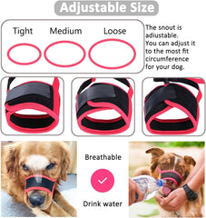 LUCKYPAW bozal XL para uso en entrenamiento y visitas veterinarias.