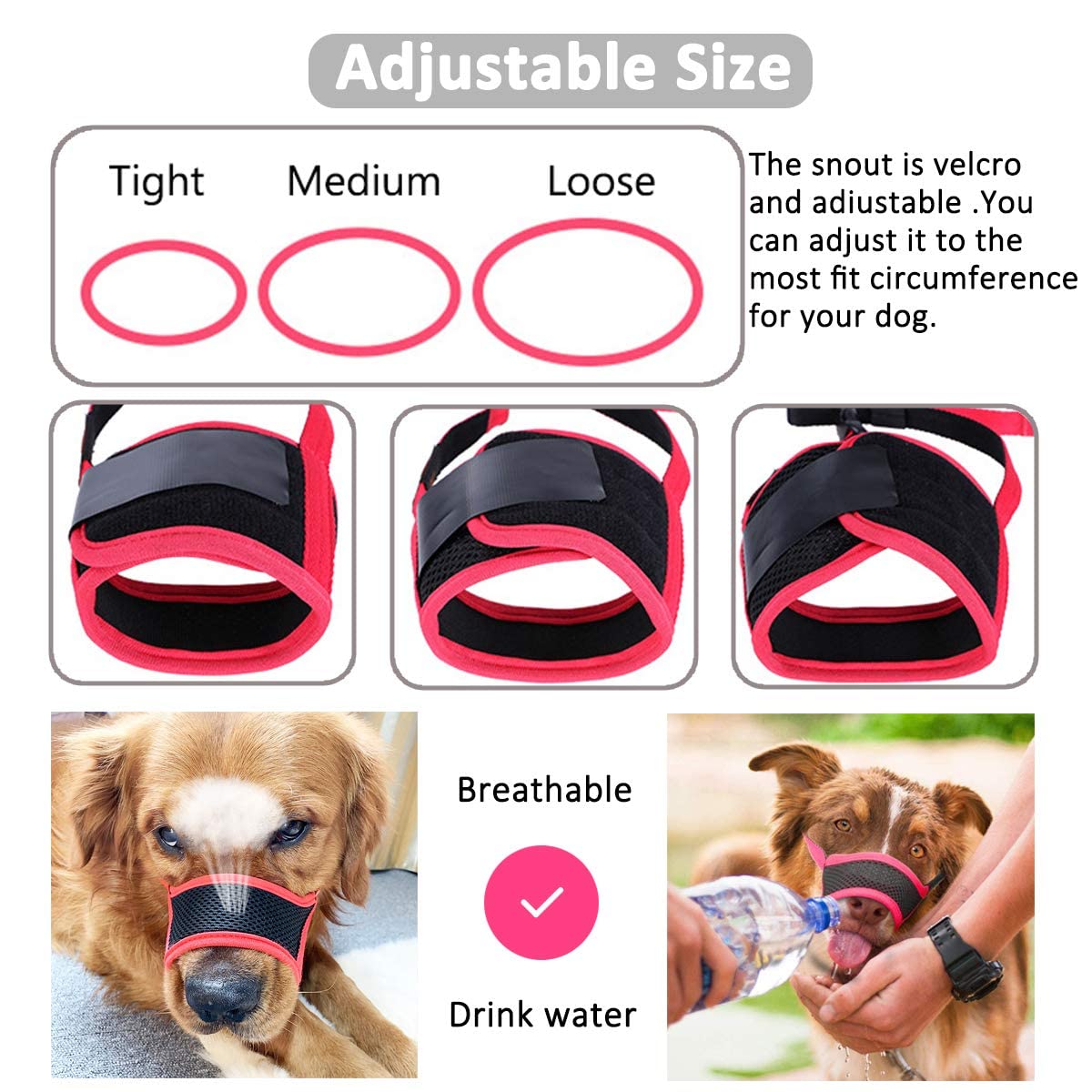 LUCKYPAW bozal para visitas al veterinario y peluquería