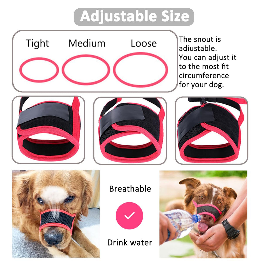 La mordaza LUCKYPAW de diseño ligero reduce la carga en el hocico para uso diario.