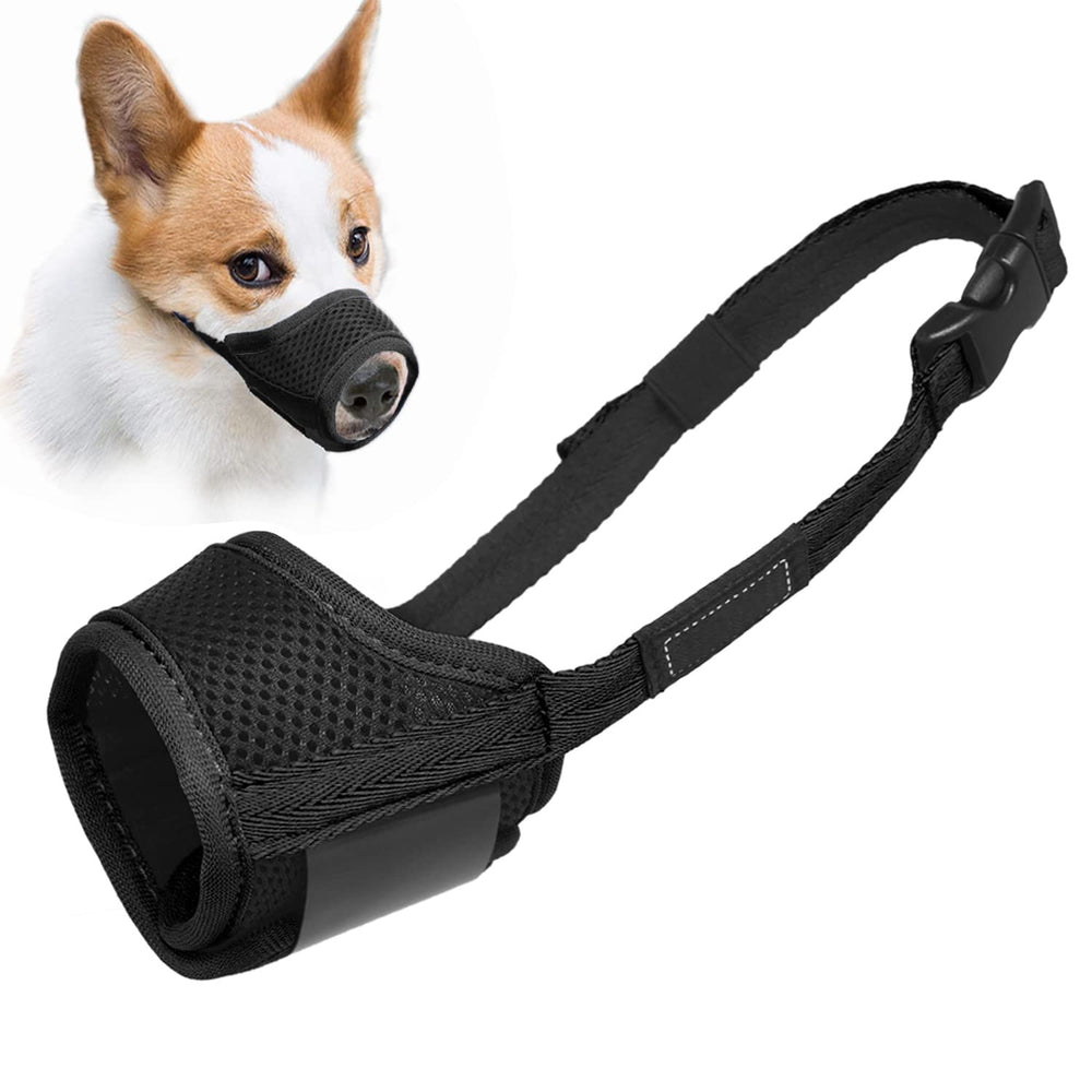 La mordaza para perros LUCKYPAW con ajuste seguro, ideal para paseos tranquilos.