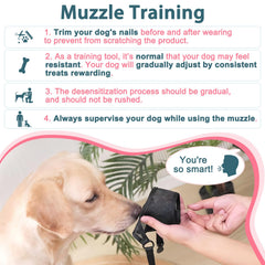LUCKYPAW Mordaza para uso diario, paseos tranquilos y autocontrol.