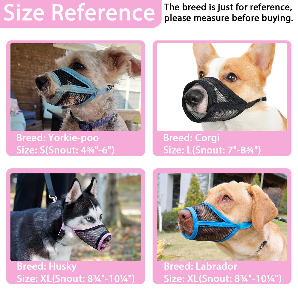 LUCKYPAW Muzzle con control de mordidas para paseos más seguros