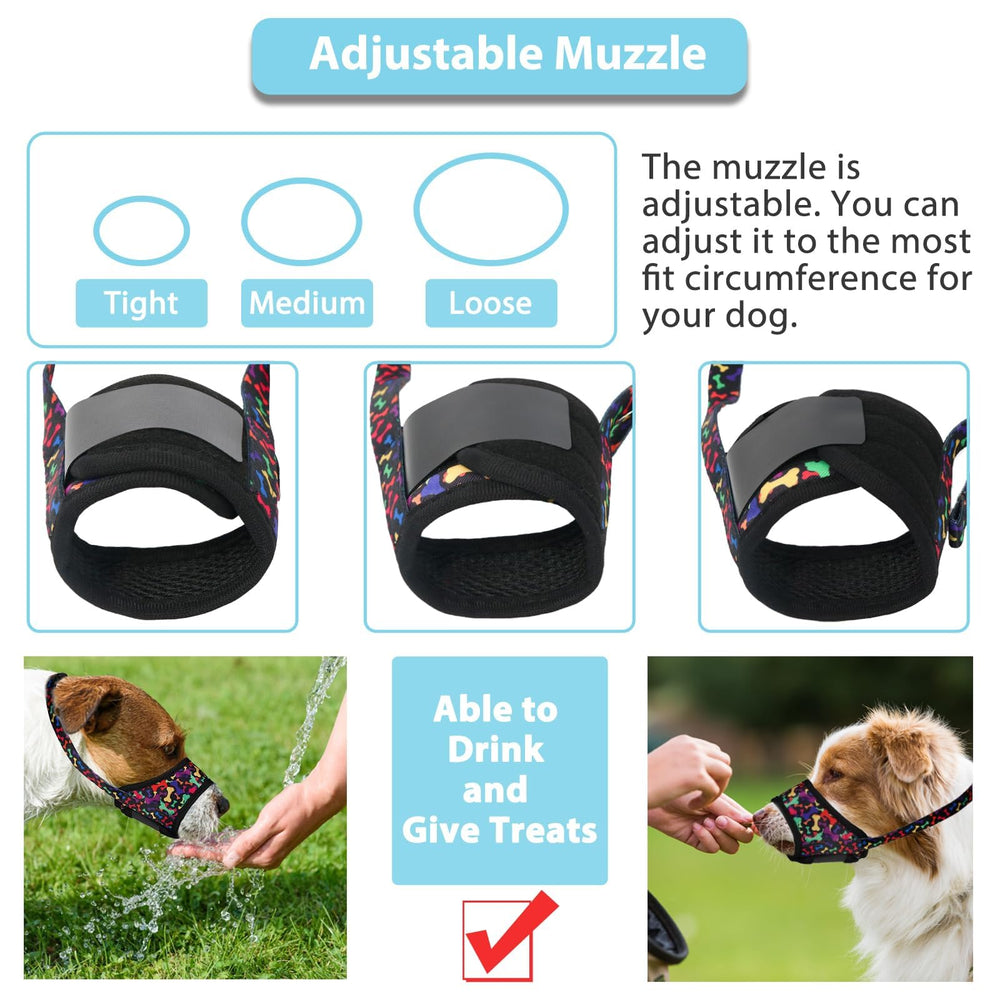LUCKYPAW bozal ligero para paseos diarios, facilita la respiración.