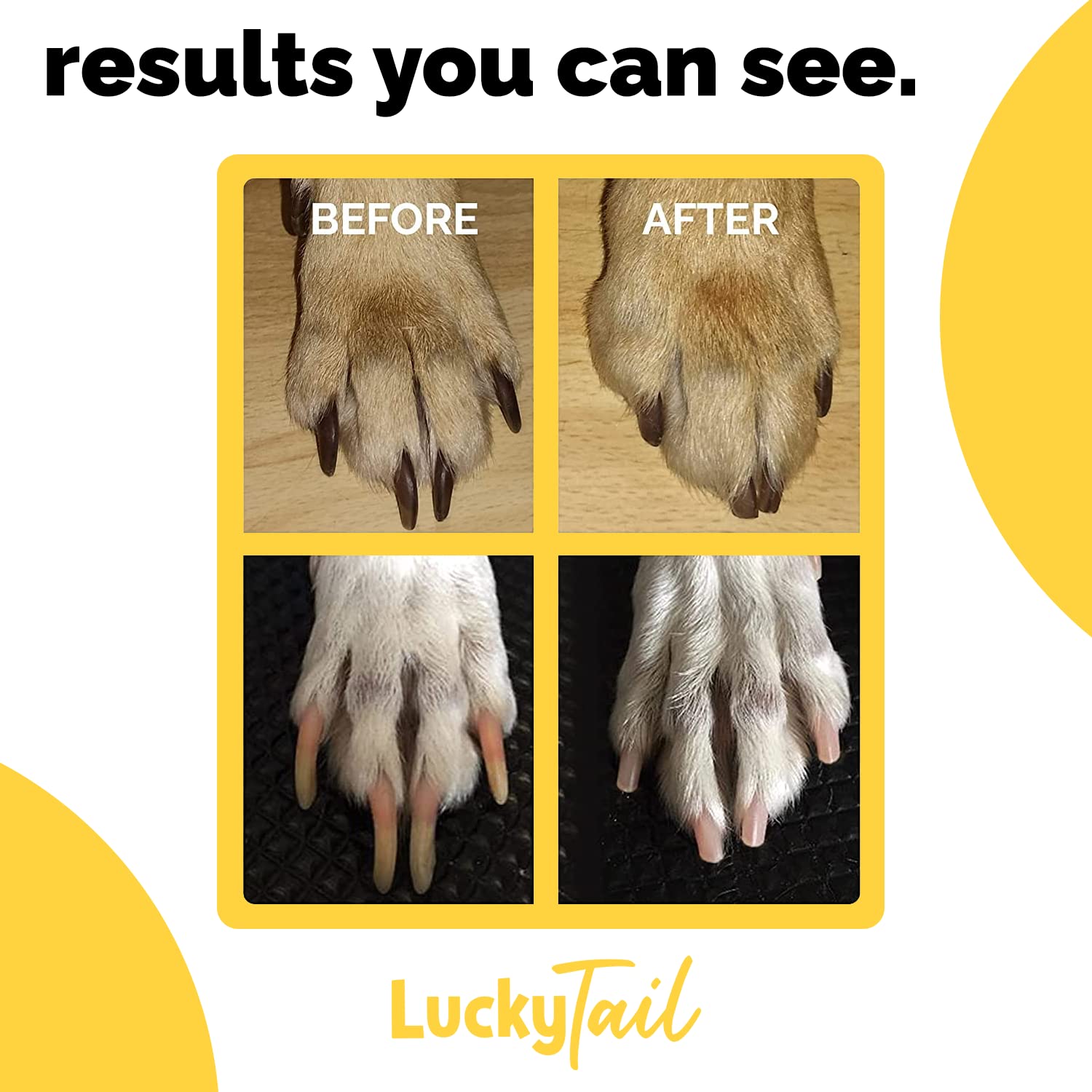 LUCKY TAIL kit de cuidado de uñas para perros en casa