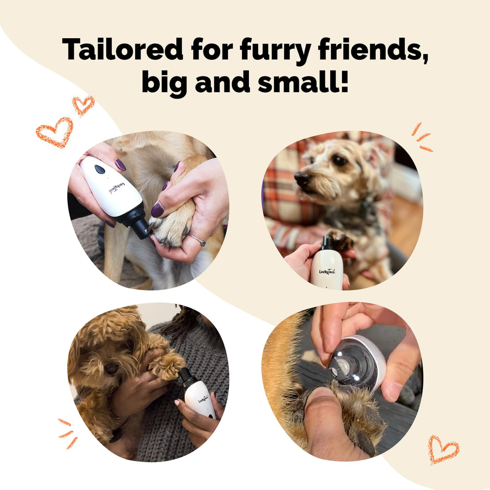 LuckyTail lima uñas carga USB para uso portátil.