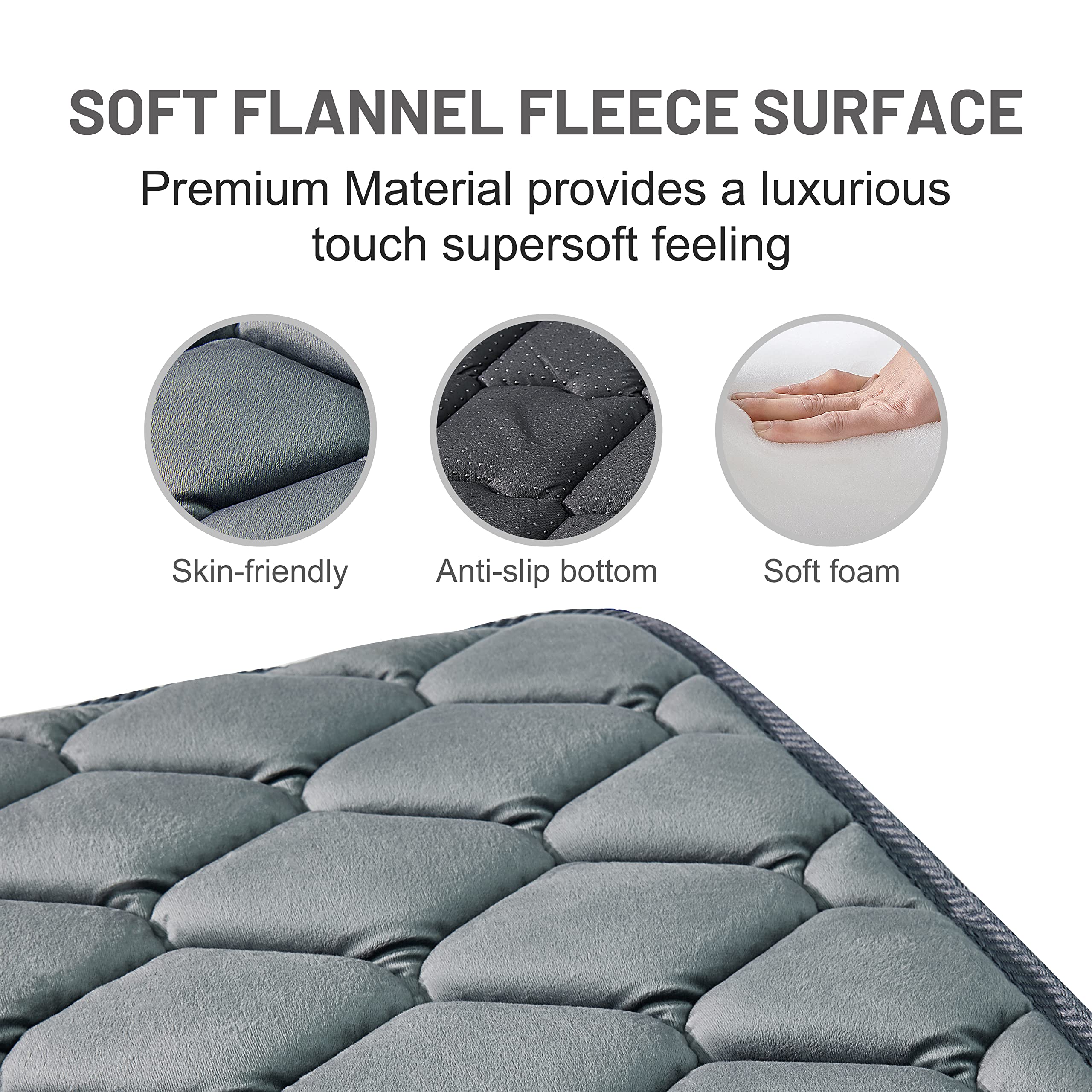 Luckyvo material-peluche-duradero muestra forro suave y resistente
