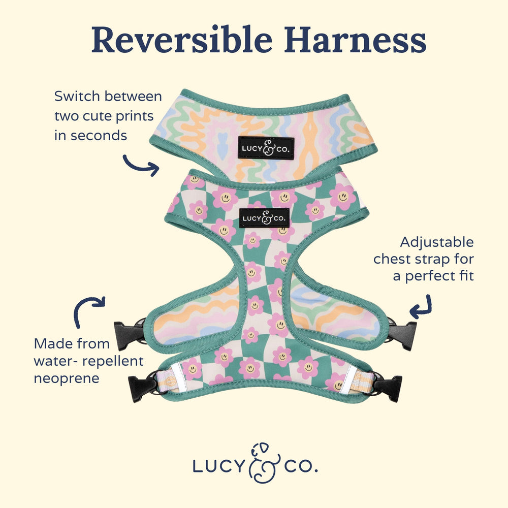 Ajuste versátil XS-XL, Lucy & Co. arnés reversible Just Chill