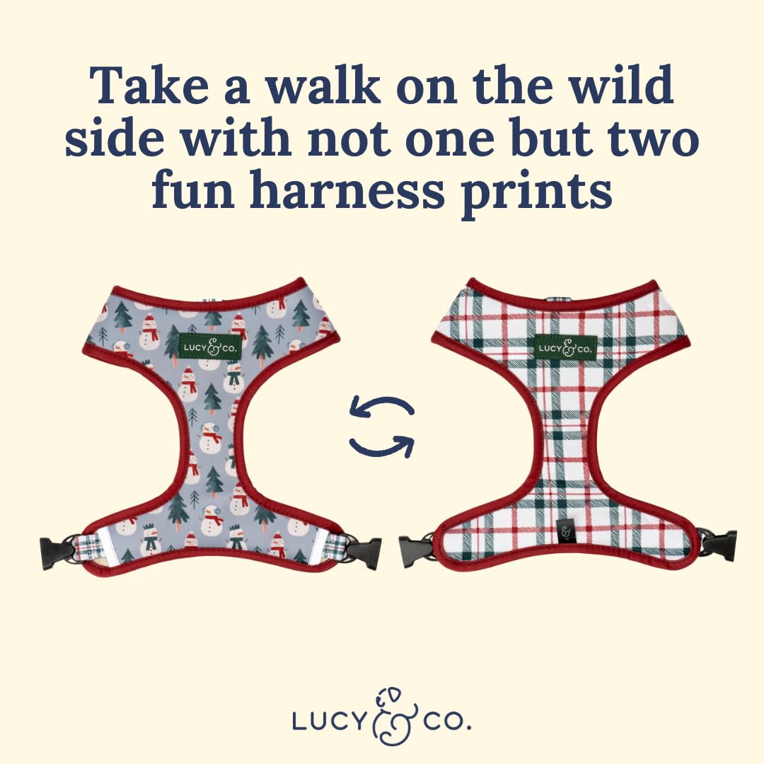 Lucy & Co. arnés para perros XS a XL, ajustable y cómodo.