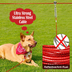 LUFFWELL cable de amarre de 15ft para paseos sin enredos