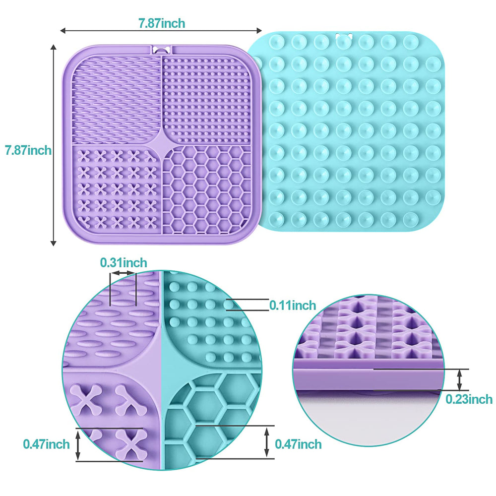 LUKITO Lick Mat apto para lavavajillas y congelador para limpieza