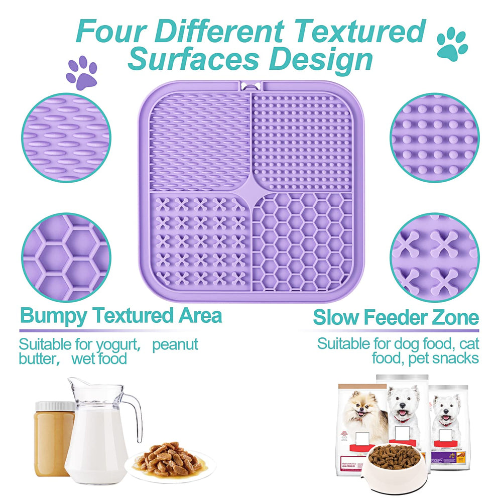 Lukito Lick Mat con texturas lentas para sesiones de lamido prolongadas.