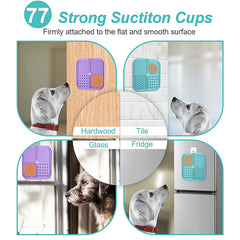 LUKITO Lick Mat con cuatro texturas para snacks