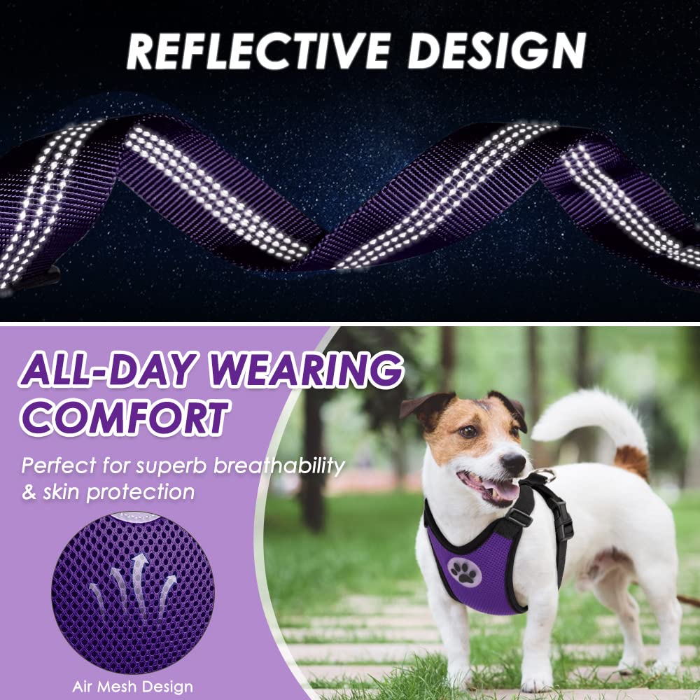 Lukovee diseño arnes perro coche almohadilla acolchado, acabado suave para mayor confort