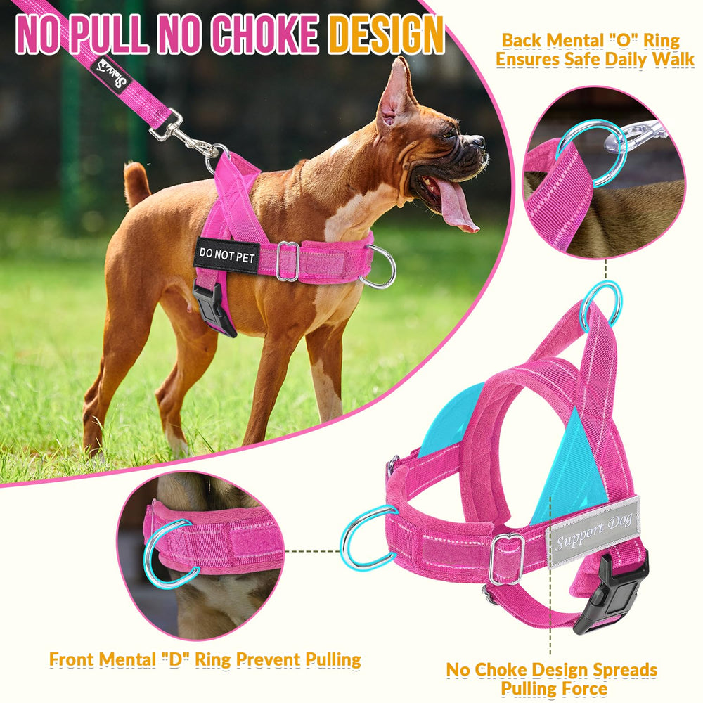 Lukovee arnés con acolchado suave y nylon duradero para perros