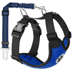 Lukovee cinturón de seguridad para perros en coche, ajuste suave para viaje seguro.