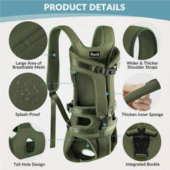 Lukovee mochila para perro con malla ventilada mantiene a tu mascota fresca.