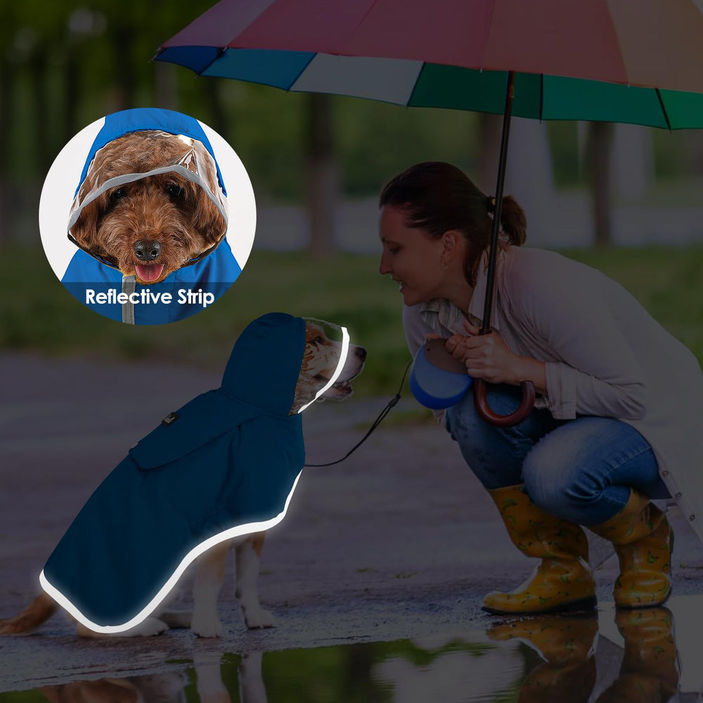 Lukovee material impermeable de doble capa protege de la lluvia.