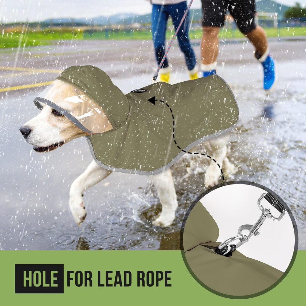 Abrigo Lukovee para perros ajuste de cintura para seguridad