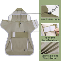 Abrigo Lukovee para perros ajuste de cuello para comodidad