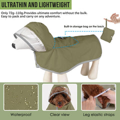 Abrigo Lukovee para perros bolsillo integrado para guardar accesorios