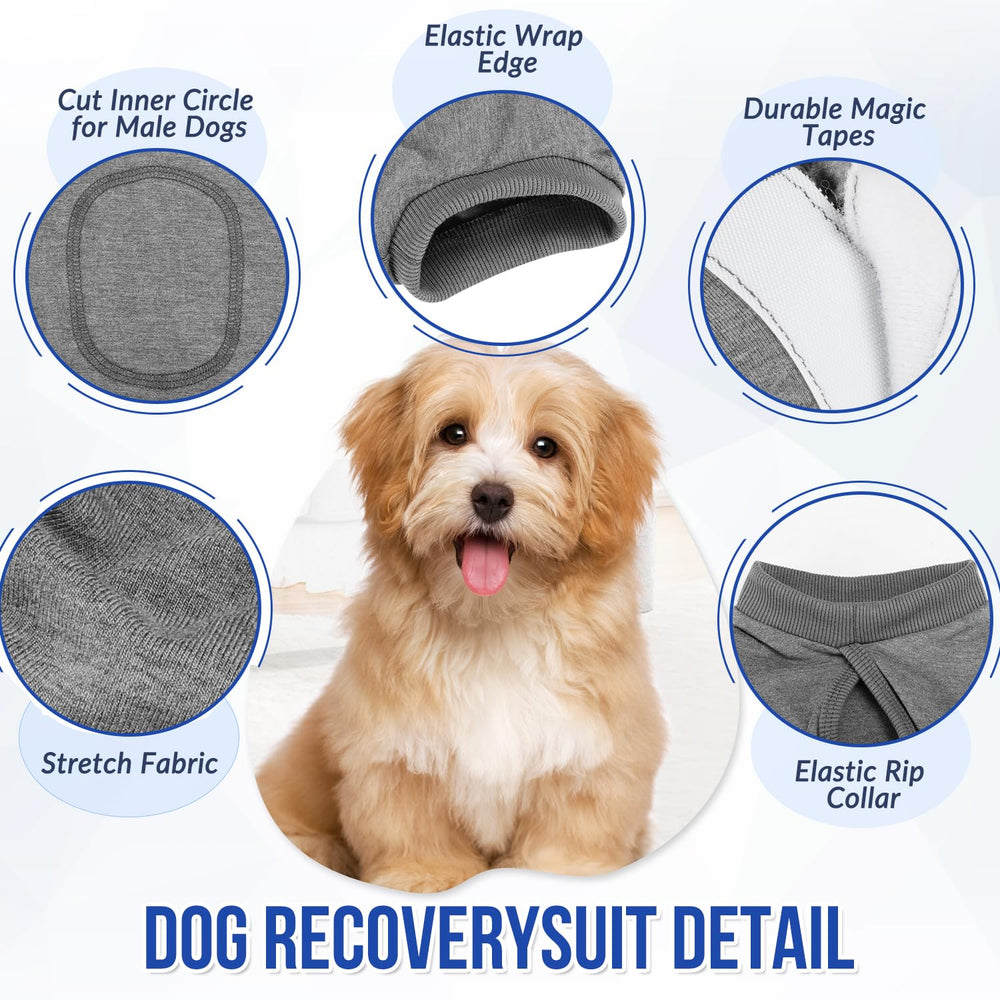 Lukovee Recovery Suit: ponerse-facil para dueños, cambio rápido.