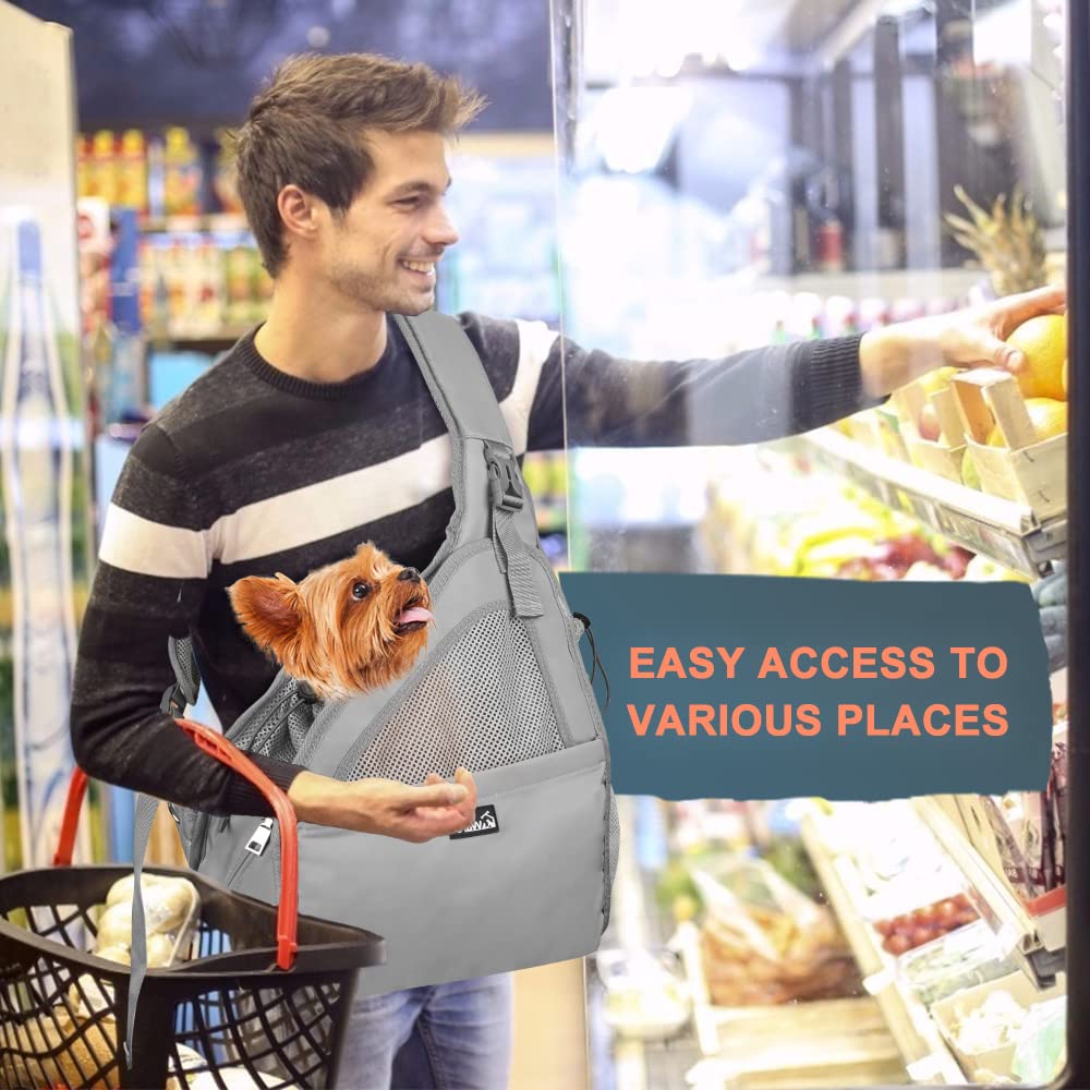 Lukovee Sling para uso diario en tiendas, estaciones y paseos urbanos