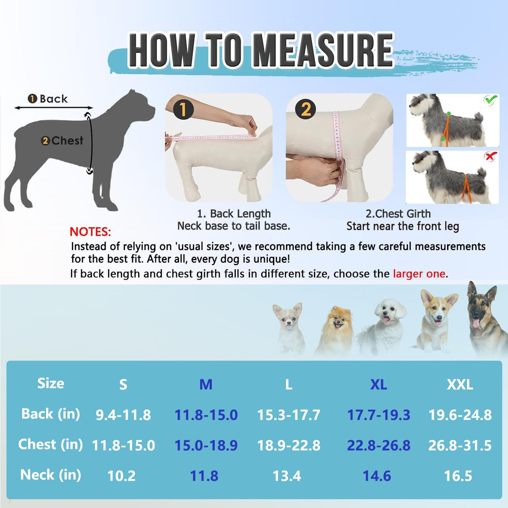 Lukovee, cintura con cierre de velcro ajustable, ajuste personalizado para perros