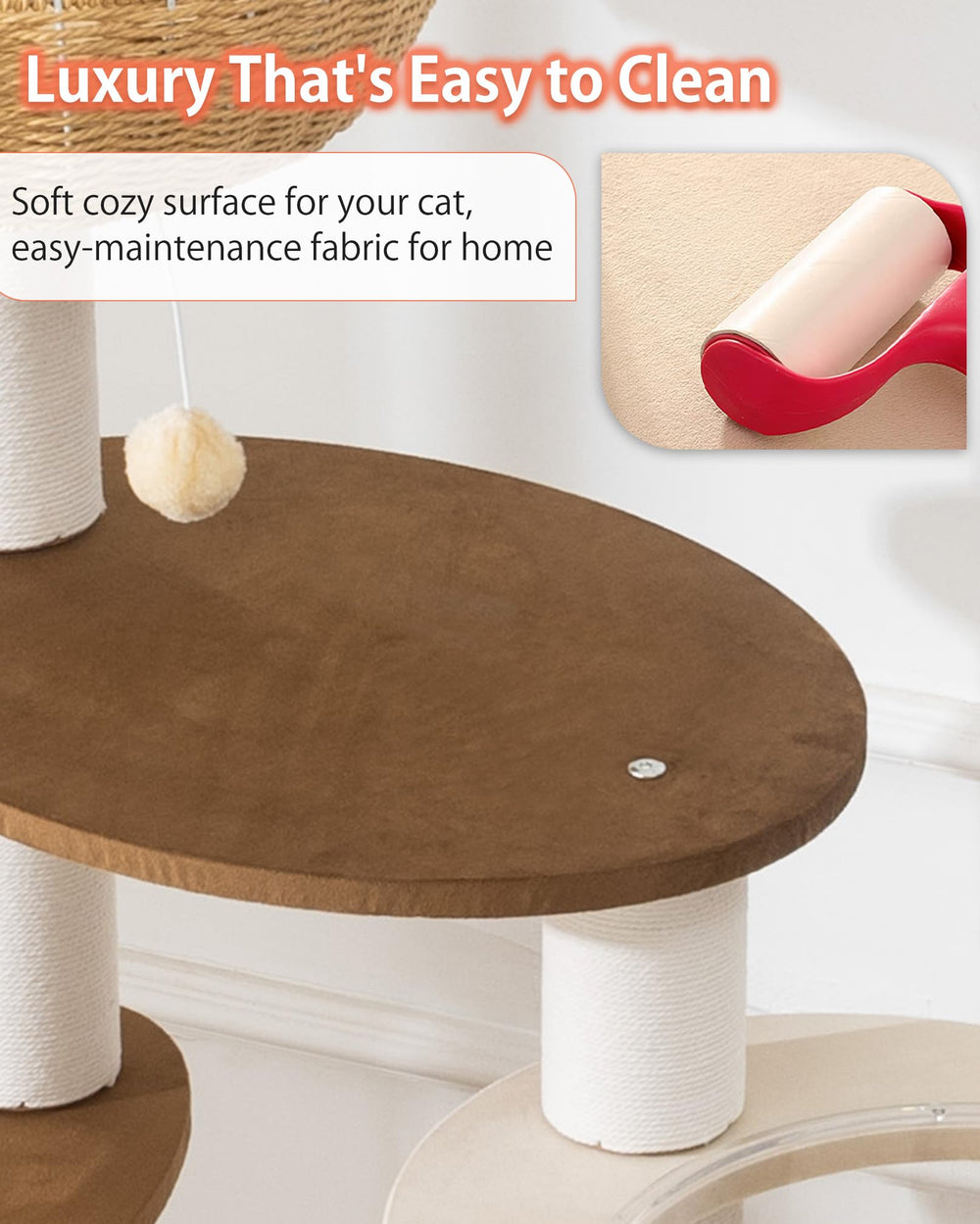 LULUCAT Postes rasca-cotton naturales para redirigir arañazos.