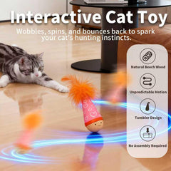 Nienie sombrero mago juego visual para gatos