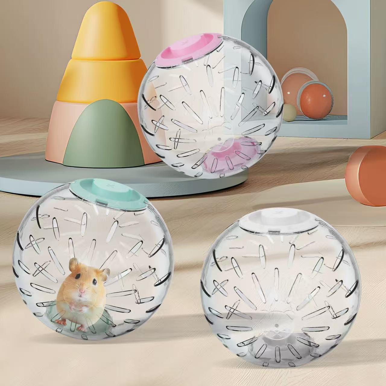 LummiPlay bola de hamster de gran espacio para libertad de movimiento