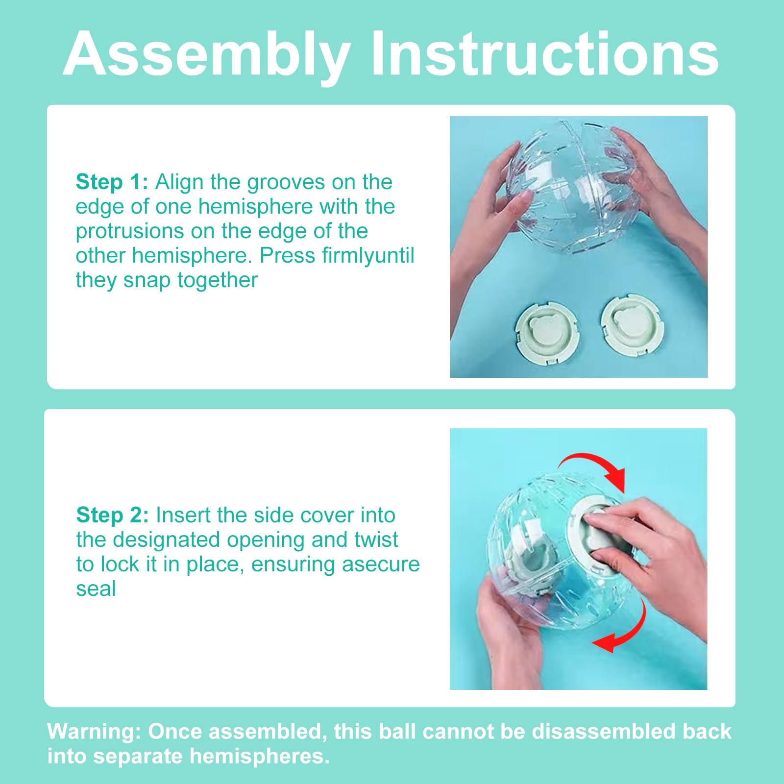 LummiPlay bola con ventilación para aire fresco durante juego