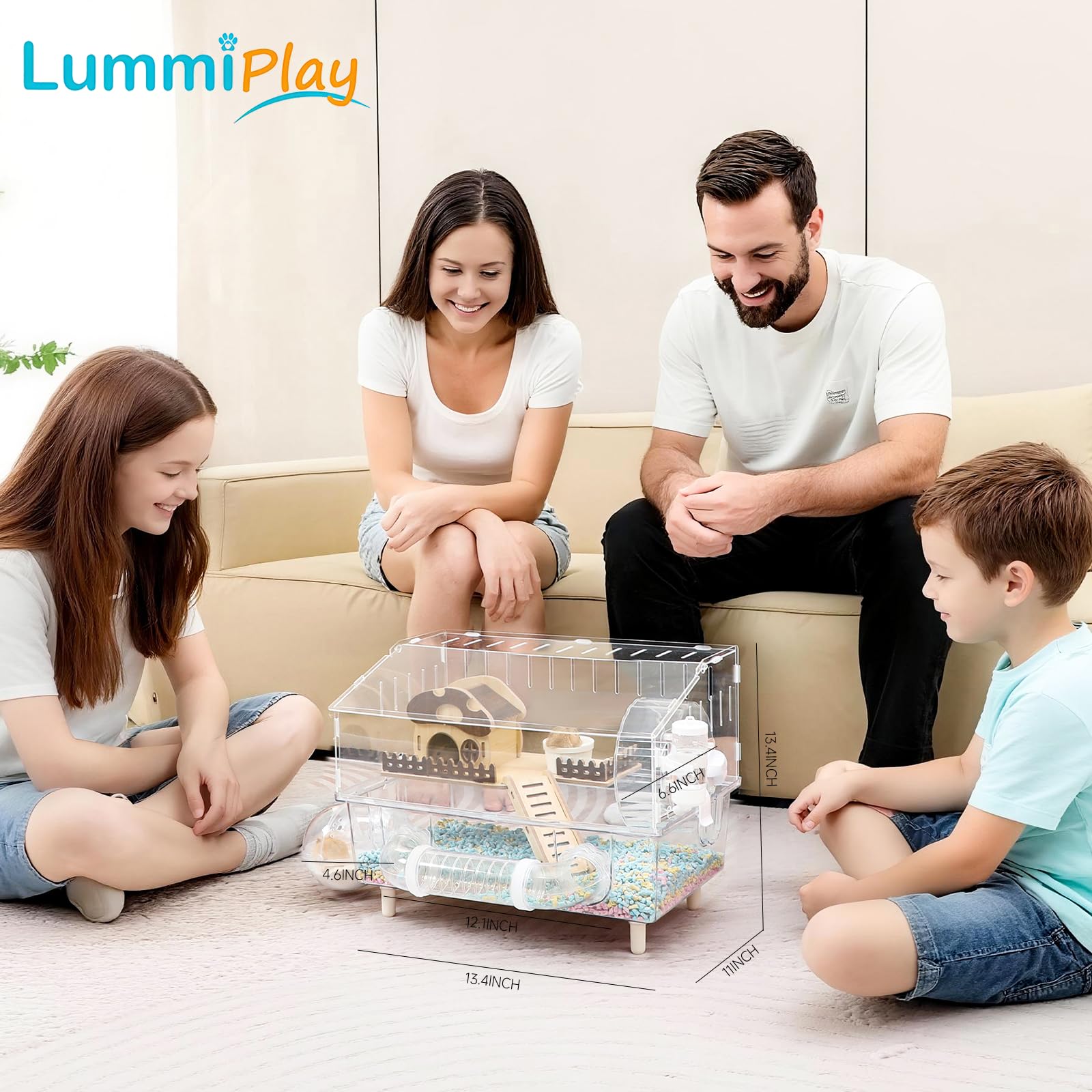 LummiPlay construcción acrílica transparente para observación