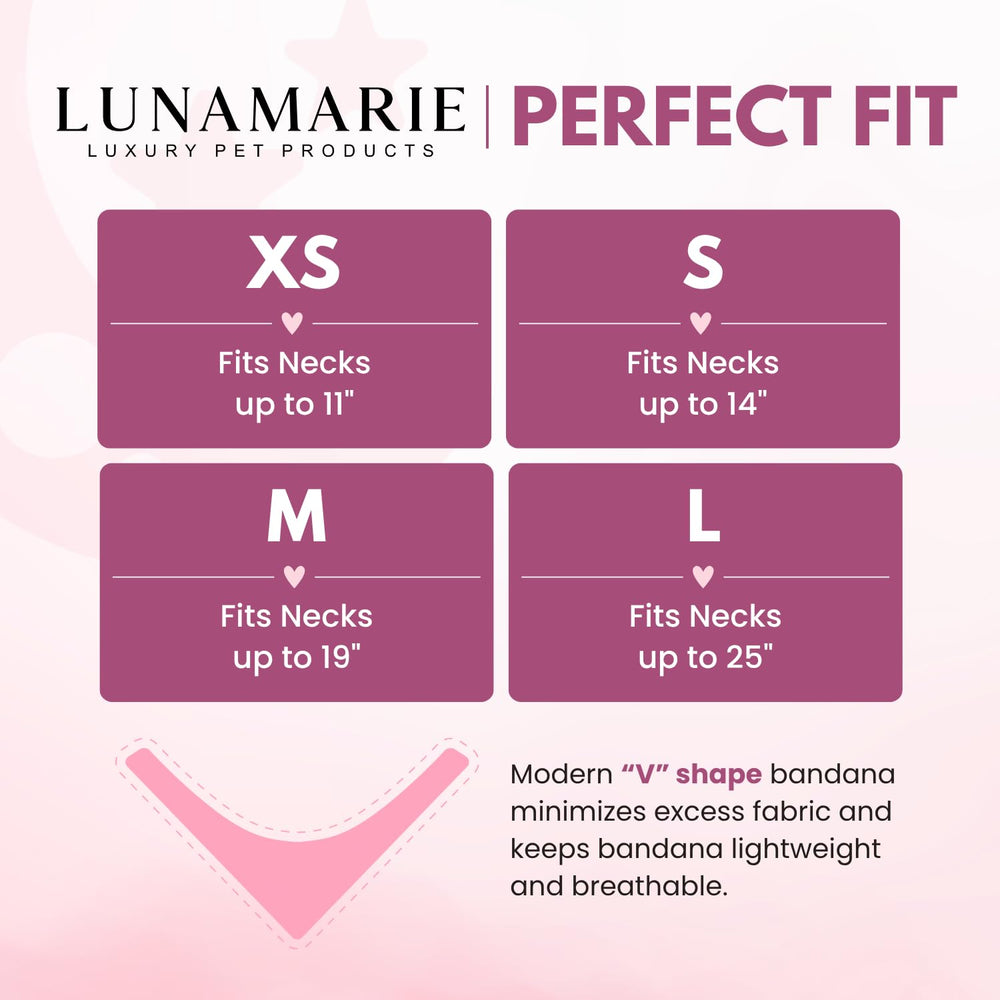 LunaMarie Bandana diseño lindo, añade estilo en cualquier ocasión.