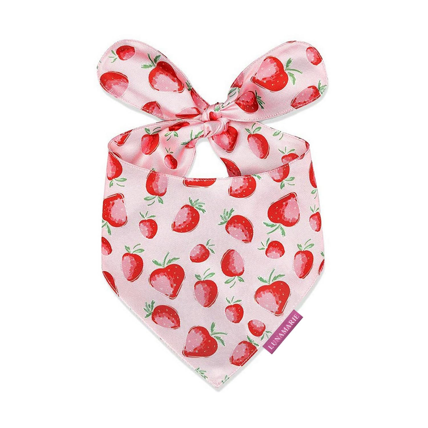Bandana LunaMarie doble capa para perro, duradera para paseos activos.