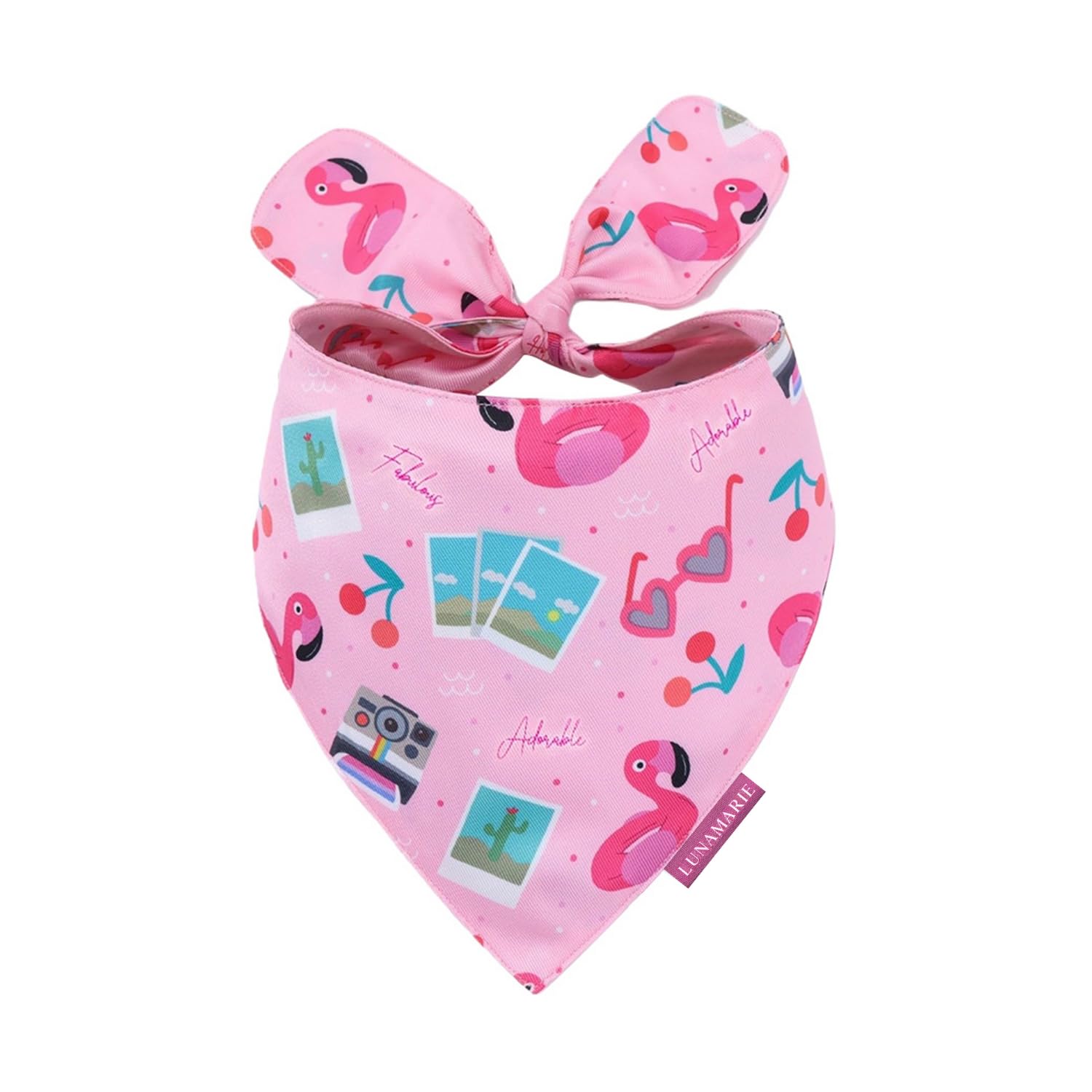 Bandana LunaMarie para perro lujo verano, ideal para fotos.