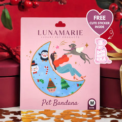 Bandana LunaMarie de seda poliéster suave, ideal para uso diario.