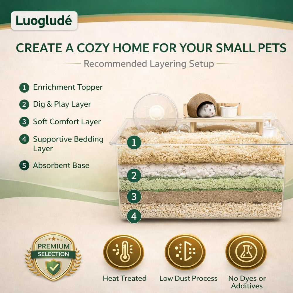 Luoglude cama para mascotas: fácil preparación y uso inmediato