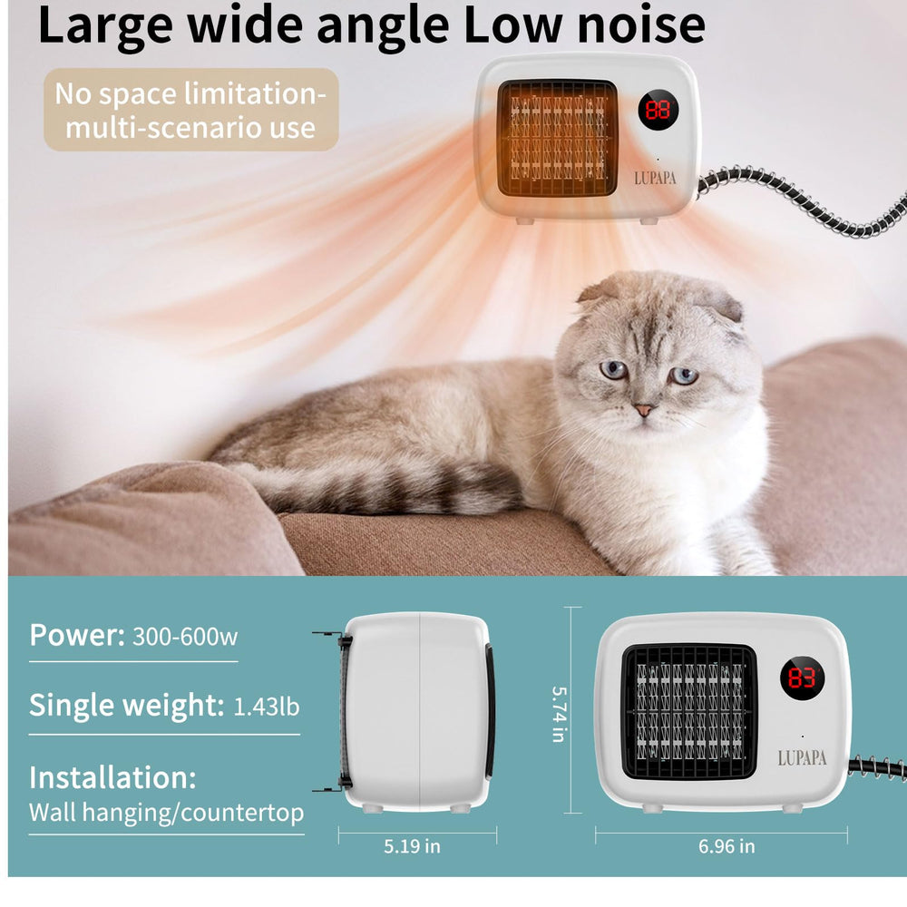 LUPAPA diseño silencioso con bajo ruido para hogares tranquilos.