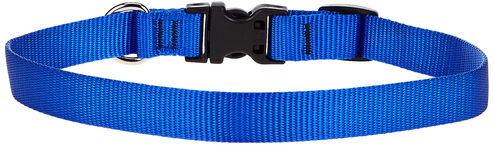 Collar LupinePet Basics azul, cierre firme para paseos seguros