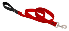 LupinePet correa para perro de 1 pulgada roja, ideal para paseos diarios