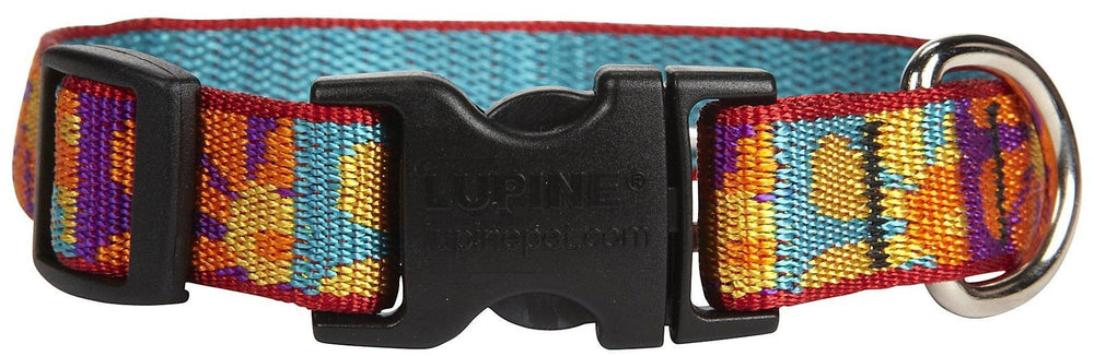 Cierre lateral resistente del collar LupinePet, ideal para uso diario y ajuste seguro.