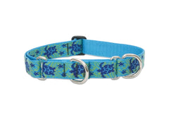 Collar LupinePet Originals 1 Tortuga Arrecife para perros grandes, ideal para paseos y entrenamiento.