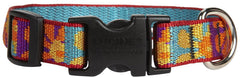 Ajuste seguro del collar LupinePet Originals Crazy Daisy, ideal para perros que crecen.