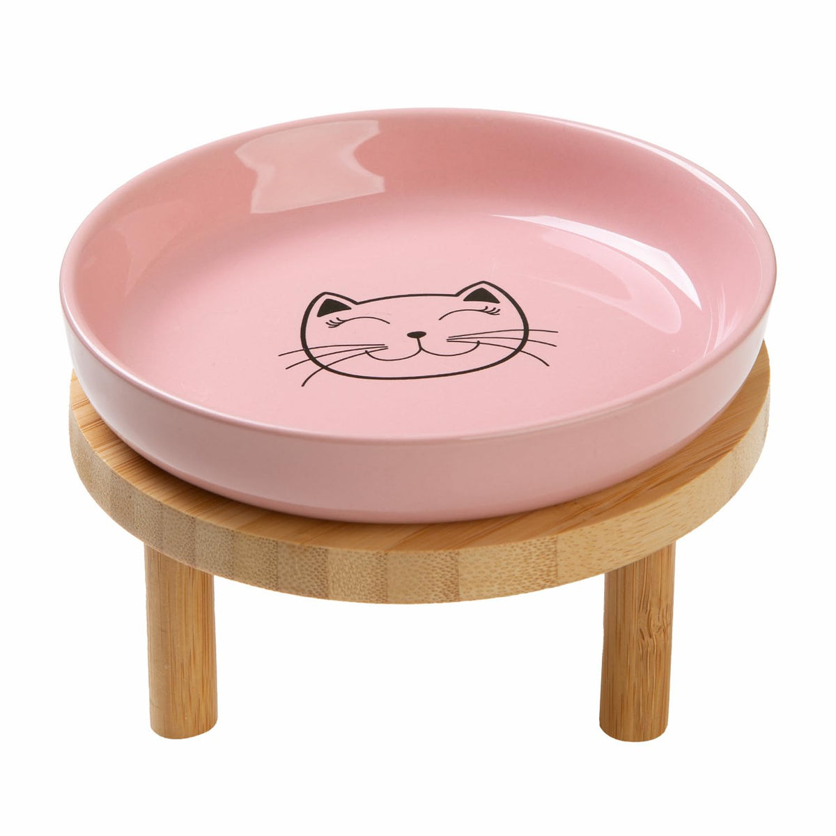 Lusifaco tazones elevados para gatos, mejora la postura al comer.