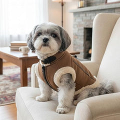Ajuste fácil con cremallera frontal LUVMOJO para perros activos.